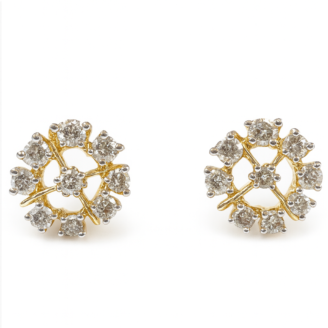 18 KT Gold Diamond Studs