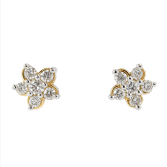 18 KT Gold Diamond Studs