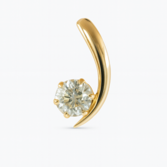 18 KT Gold Diamond Classic Pendant