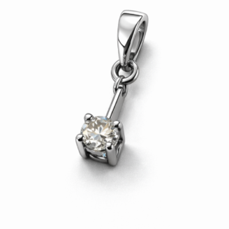 18 KT Gold Diamond Elegant Pendant