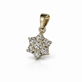 18 KT Elegant Diamond Pendant