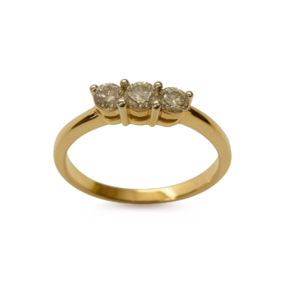 18 KT Gold Diamond Elegant Ring