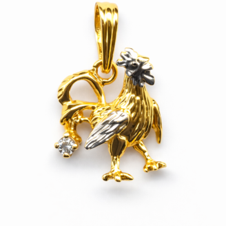 18 KT Gold Diamond Classic Pendant