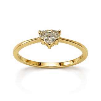 18 KT Gold Fancy Cut Diamond  Ring