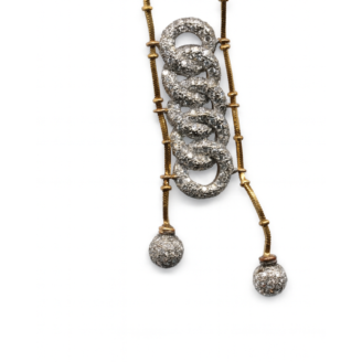 18 KT Gold Luxe Chain Diamond Necklace